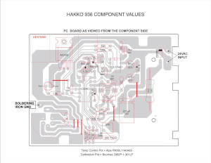 Hakko 936 Component Values 1a